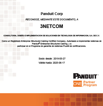 Certificación Panduit